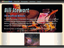 Tablet Screenshot of billstewartmusic.com